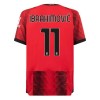 Oficiální Fotbalový Dres AC Milán Ibrahimovic 11 Domácí 2023-24 pro Děti